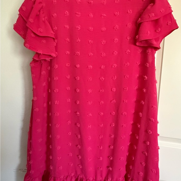 Ya Ya Club Fuchsia Ruffle Dress - Picture 4 of 4